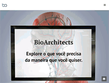 Tablet Screenshot of bioarchitects.com